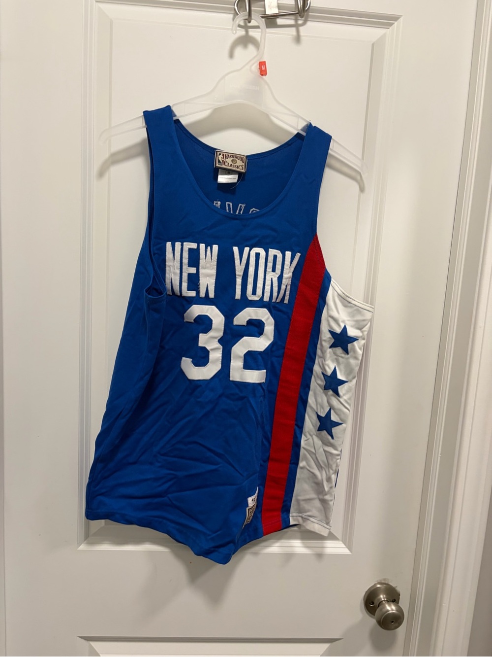 Julius Erving Throwback Hardwood Classics NBA Jersey Men #32 DR J NY NETS Size M